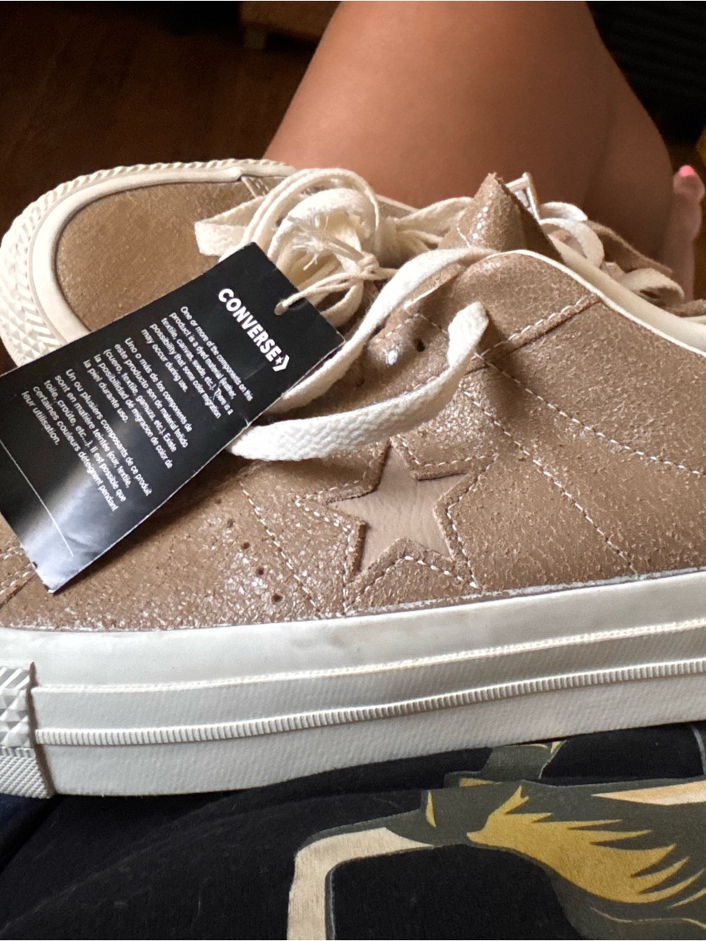 NWT Men’s Converse One Star Low Top platform Sneakers in Metallic Tan #converse